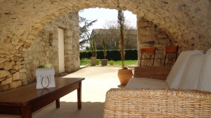 Exterieur depuis Interieur patio